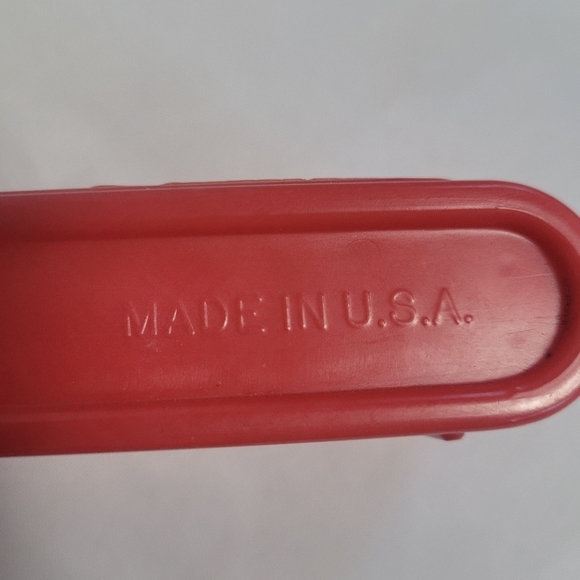 Hasbro Vintage Red Roll Top Pencil Case Made In USA *Rare* - Picture 4 of 9